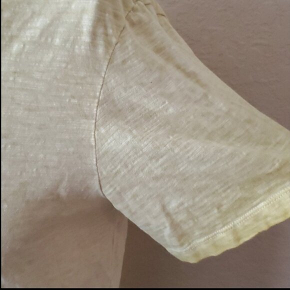 Cremieux yellow ombre burnout tshirt sz M - Picture 4 of 7